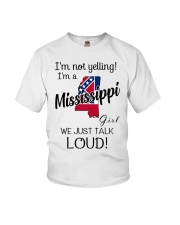 I'm Not Yelling I'm A Mississippi Girl Youth T-Shirt tile