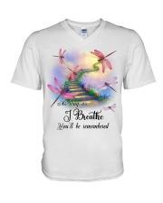 Dragonfly You'll Be Remembered PT0138 V-Neck T-Shirt tile