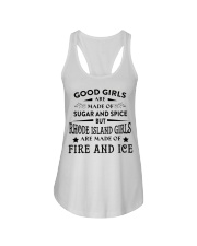 Rhode Island Girls Are Made Of Fire And Ice Ladies Flowy Tank tile