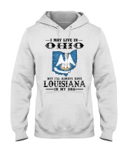 Live In Ohio But Louisiana In My DNA Hooded Sweatshirt tile