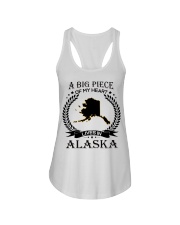 A Big Piece Of My Heart Lives In Alaska Ladies Flowy Tank tile