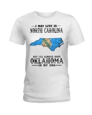 Live In North Carolina But Oklahoma My DNA Ladies T-Shirt tile