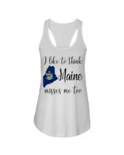 Maine Misses Me Too Ladies Flowy Tank tile