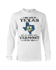 Live In Texas But Vermont In My DNA Long Sleeve Tee tile