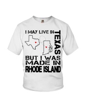 Live In Texas But Made In Rhode Island Youth T-Shirt tile