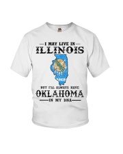 Live In Illinois But Oklahoma In My DNA Youth T-Shirt tile