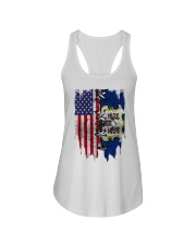 Connecticut American Flag Ladies Flowy Tank tile