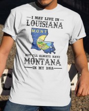 Live In Louisiana Montana In My DNA MT0002 Classic T-Shirt apparel-classic-tshirt-lifestyle-28