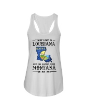 Live In Louisiana Montana In My DNA MT0002 Ladies Flowy Tank tile