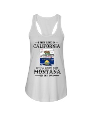Live California Montana In My DNA Ladies Flowy Tank tile
