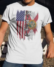 Florida American Flag Classic T-Shirt apparel-classic-tshirt-lifestyle-28