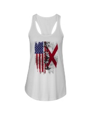 Alabama American Flag Ladies Flowy Tank tile