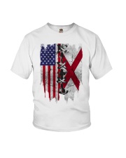 Alabama American Flag Youth T-Shirt tile