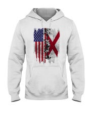 Alabama American Flag Hooded Sweatshirt tile