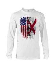 Alabama American Flag Long Sleeve Tee tile