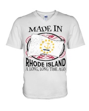 Made In Rhode Island V-Neck T-Shirt tile