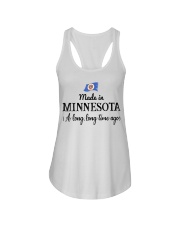 Made In Minnesota A Long Time Ago Ladies Flowy Tank tile