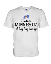 Made In Minnesota A Long Time Ago V-Neck T-Shirt tile