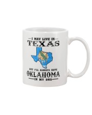 Live In Texas But Oklahoma In My DNA Mug tile