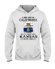 Live California Kansas In My DNA Hooded Sweatshirt tile