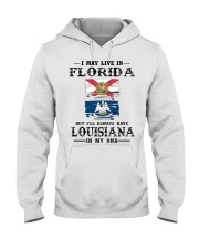Live Florida Louisiana In My DNA Hooded Sweatshirt tile