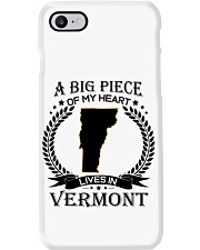 A Big Piece Of My Heart Lives In Vermont Phone Case tile