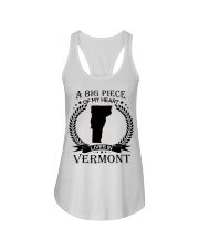 A Big Piece Of My Heart Lives In Vermont Ladies Flowy Tank tile