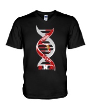 Florida It's In My DNA V-Neck T-Shirt tile