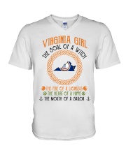 Virginia Girl V-Neck T-Shirt tile