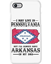 Live In Pennsylvania But Arkansas In My DNA Phone Case tile