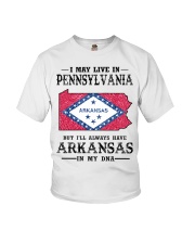 Live In Pennsylvania But Arkansas In My DNA Youth T-Shirt tile