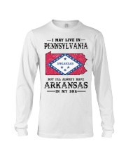 Live In Pennsylvania But Arkansas In My DNA Long Sleeve Tee tile