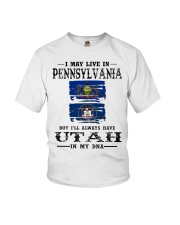 Live Pennsylvania Utah In My DNA Youth T-Shirt tile