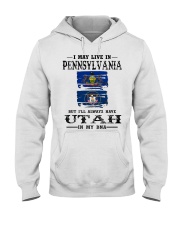 Live Pennsylvania Utah In My DNA Hooded Sweatshirt tile