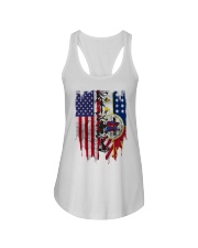 Detroit American Flag Ladies Flowy Tank tile