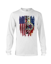 Detroit American Flag Long Sleeve Tee tile