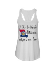 Missouri Misses Me Too Ladies Flowy Tank tile