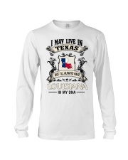 Live In Texas Louisiana In My DNA Long Sleeve Tee tile