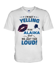 I'm A Alaska Girl V-Neck T-Shirt tile