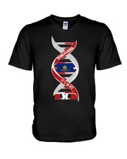 Pennsylvania It's In My DNA V-Neck T-Shirt tile