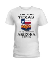 Live Texas Arizona In My DNA Ladies T-Shirt tile