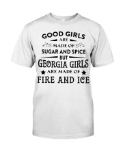 Georgia Girls Are Made Of Fire And Ice Classic T-Shirt front