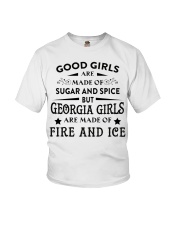 Georgia Girls Are Made Of Fire And Ice Youth T-Shirt tile