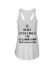 I'm Not Yelling I'm Illinois Ladies Flowy Tank tile