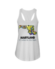 Maryland Story Begins MR0342 Ladies Flowy Tank tile