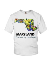 Maryland Story Begins MR0342 Youth T-Shirt tile