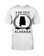 A Big Piece Of My Heart Lives In Alabama Classic T-Shirt front