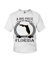 A Big Piece Of My Heart Lives In Florida Youth T-Shirt tile