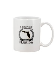 A Big Piece Of My Heart Lives In Florida Mug tile