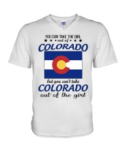 Colorado Girl V-Neck T-Shirt tile
